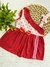 Vestido bebe ombro laço