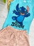 Conjunto de verão Stitch Azul/rosa - comprar online