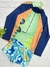 Conjunto UV proteção 50+ Elian Jacaré