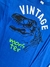 Blusa meia estação Vintage azul royal - comprar online