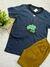 Conjunto verão Hulk azul M.
