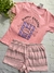 Pijama pipoca rosa