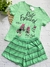 Pijama patins verde