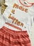 Pijama Make it Branco/rose - comprar online