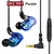 QKZ-AK6 SK7 Cobre Motorista HiFi Fone De Ouvido Com Fio com MIC, Esporte Corrend - comprar online