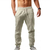 Calça de algodão esportiva rápida masculina, calça monocromática, roupa de - Top Modas Masculino online