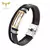 Pulseira cruzada cristã artesanal para homens e mulheres, bracelete de couro, p - loja online