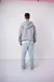 Zip Up Hoodie Grey - tienda online