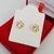 Brinco Dourado Flor BJ58