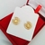 Brinco Dourado Flor BF60