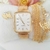Kit Relogio Feminino Dourado + Pulseira, brincos e caixinhas - RF315