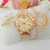 Kit Relogio Feminino Dourado + Pulseira, brincos e caixinhas - RF320