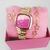 Kit Relogio Feminino + pulseira, brincos e caixinhas