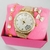 Kit Relogio Feminino + pulseira, brincos e caixinhas