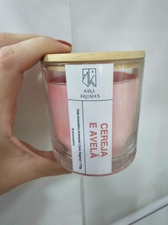 Vela Premium Colorida - Cereja e Avelã - comprar online