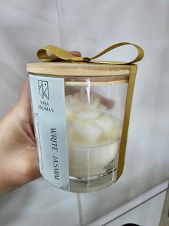 Vela Premium Flower - Write Jasmim - comprar online