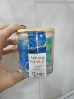 Vela Premium Marmorizada - Verbena Estrelada - comprar online