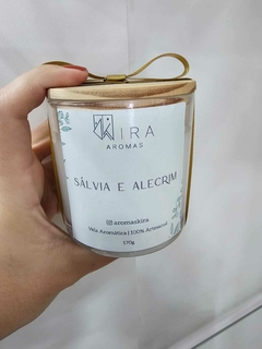 Vela Premium - Sálvia e Alecrim - comprar online
