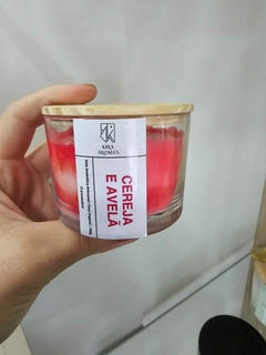 Vela Marmorizada - Cereja e Avelã - comprar online