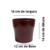 Vaso de Mesa Tipo Cachepot Pote 15 Para Orquídeas na internet