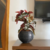 Imagem do Vaso Decorativo C/prato Coletor 20x21 Cm 27cm Diametro Total