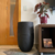 Vaso Decorativo Grande Sala Sacada 57x35 C/ Prato Coletor - loja online