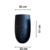 Vaso Decorativo Grande Sala Sacada 57x35 C/ Prato Coletor - comprar online
