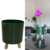 Vaso Tipo Cachepot Pés em Madeira Para Orquídeas 19x15cm - comprar online