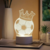Imagem do Luminária de Mesa de LED 3D Criativa / Luz Noturna Decorativa / Presente
