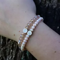 Pulseras Acero Vanesa y Gabriela