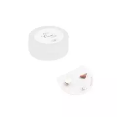 Aros Acero Rosé Nani - comprar online