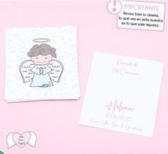 Pack Estampita Grande Personalizada x 12 Unidades - comprar online