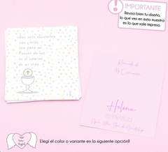 Pack Estampita Grande Personalizada x 12 Unidades - comprar online