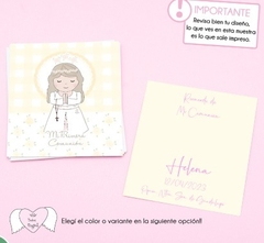 Imagen de Pack Estampita Grande Personalizada x 12 Unidades