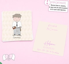 Imagen de Pack Estampita Grande Personalizada x 12 Unidades