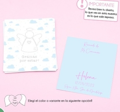 Pack Estampita Grande Personalizada x 12 Unidades - xfisbellavista