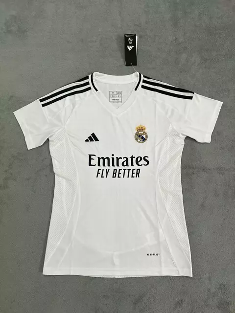 Camisa Real Madrid I 24/25 Torcedor Feminina