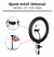Aro De Luz Profesional 10″Led Streaming Foto Usb Soporte Alto en internet