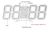 Reloj 3D Despertador Digital - Temperatura - Alarma - USB - Don House