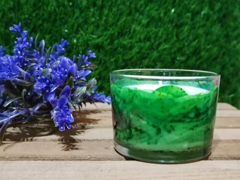 Vela Aromática - Marmorizada - Pote M - 100g