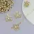 Brinco Nautilus Flor Folhado a Ouro na internet