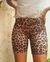 Biker tiro alto animal print