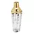 Coqueteleira de Vidro C/ Tampa Aço Inox Dourada 420ml na internet