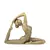 Escultura Decorativa Mulher Yoga