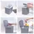 Lixeira de Pia Trium 2,5l Bege - Idealle Home Decor