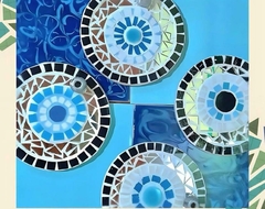 Porta Sahumerio Mosaico