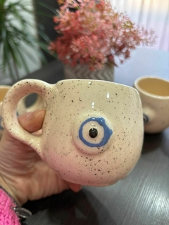 Mate ojo turco ceramica - comprar online