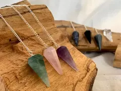 PENDULOS DE PIEDRAS SEMIPRECIOSAS - comprar online