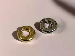 ARO CUFF FANTASIA PLATEADO Y DORADO X 1 UNIDAD