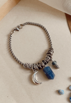 PULSERA MOON AZUL
